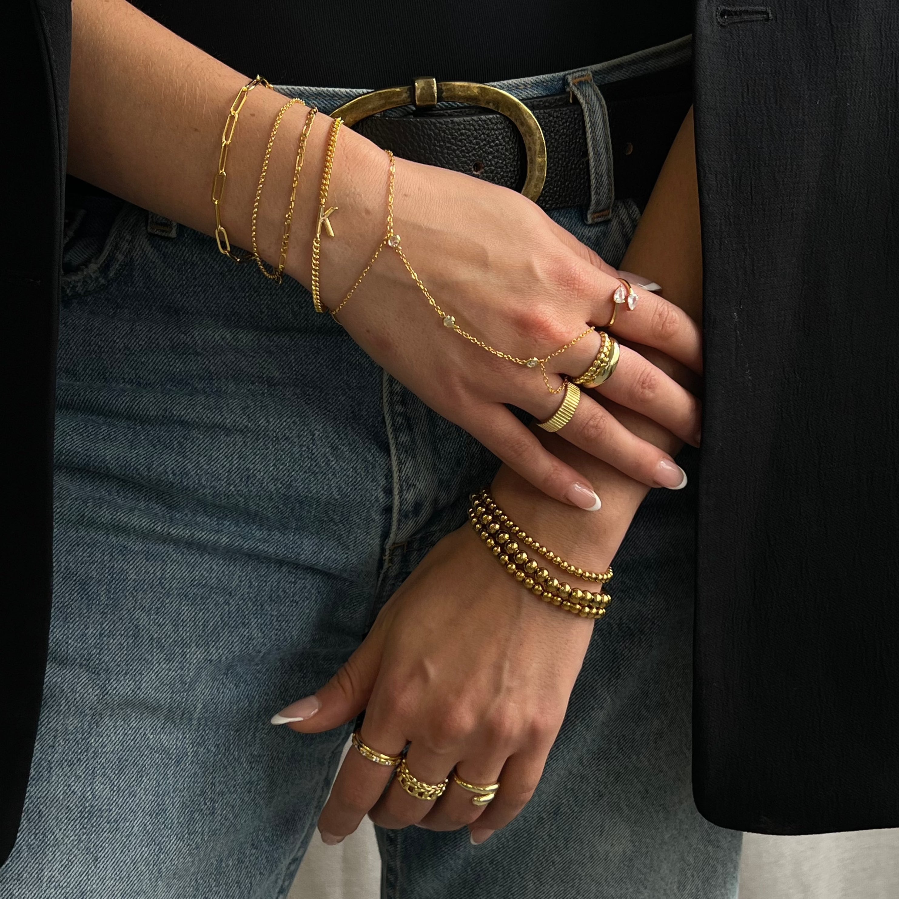 Evry Jewels Martini Pinky Ring