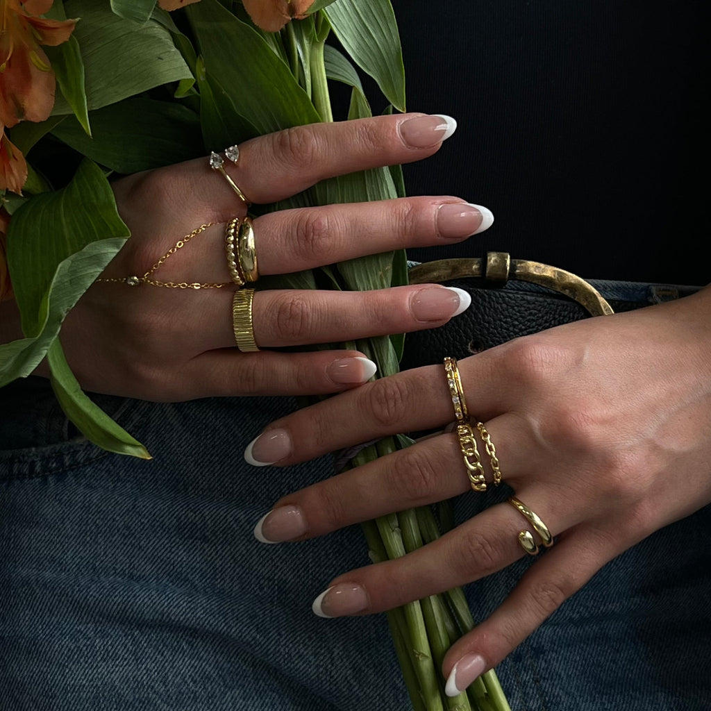 Evry Jewels Martini Pinky Ring