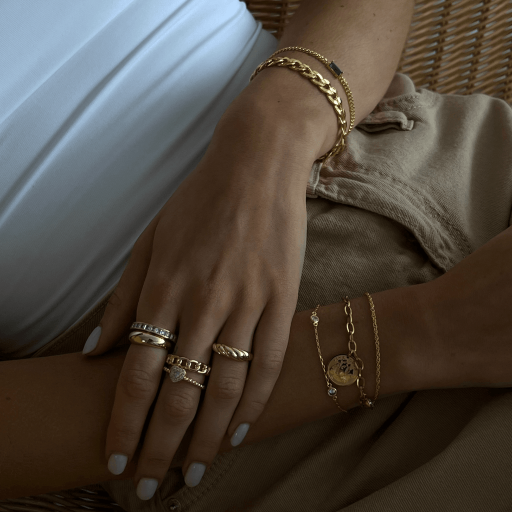 Evry Jewels Gem Bar Bracelet