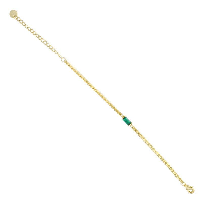 Evry Jewels Gem Bar Bracelet