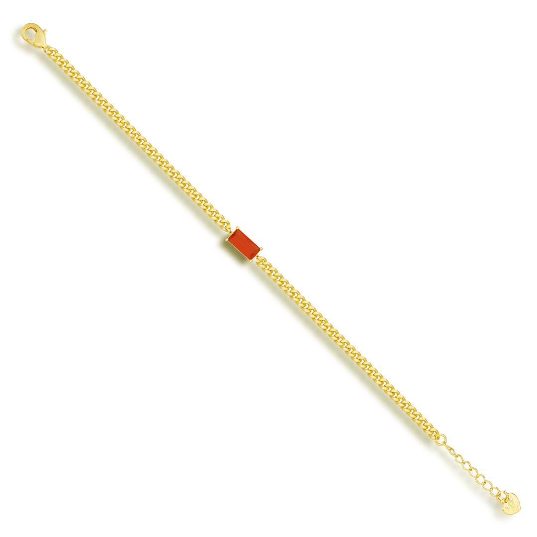 Evry Jewels Gem Bar Bracelet