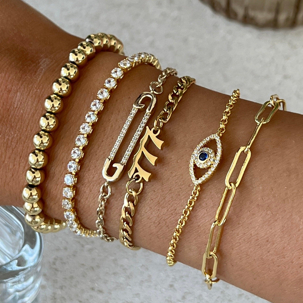 Evry Jewels Pin It Bracelet