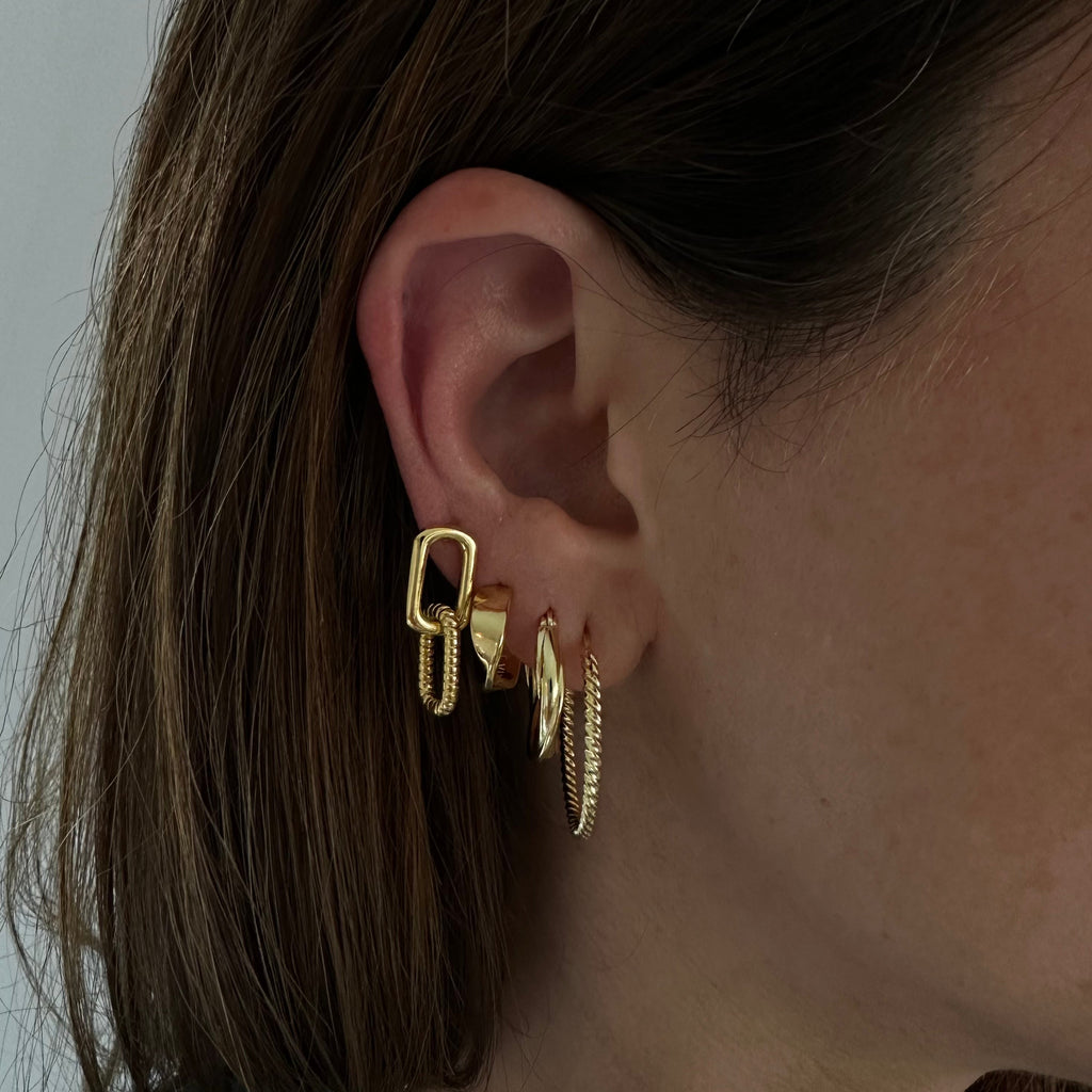 Evry Jewels Revolved Earrings