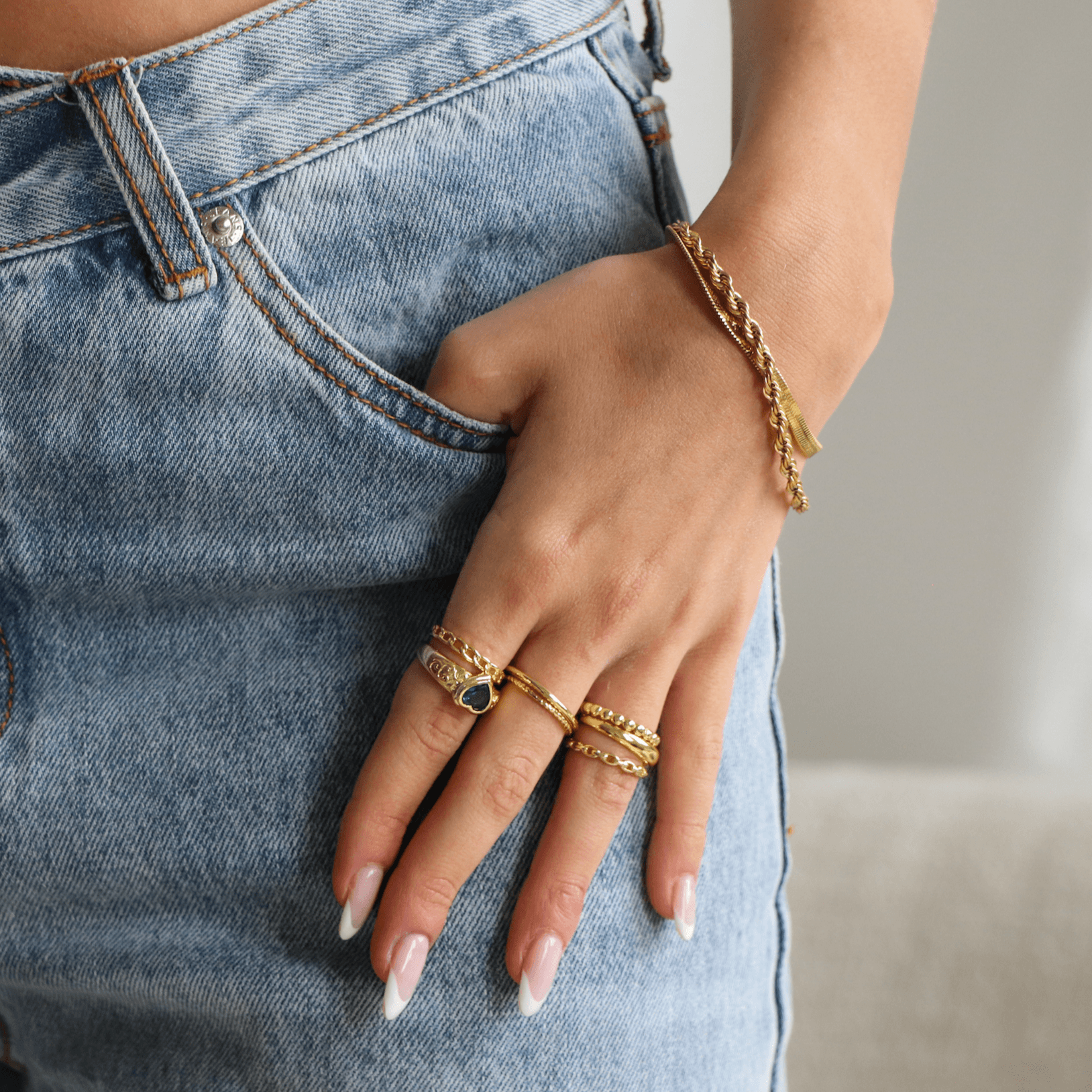 Evry Jewels Roped Up Bracelet