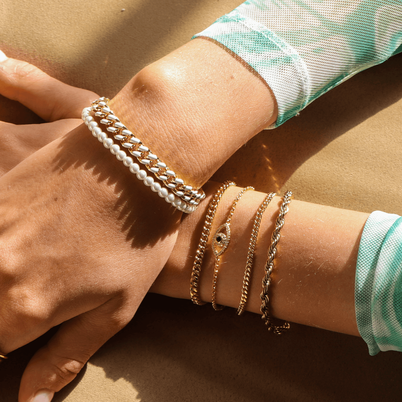 Evry Jewels Roped Up Bracelet
