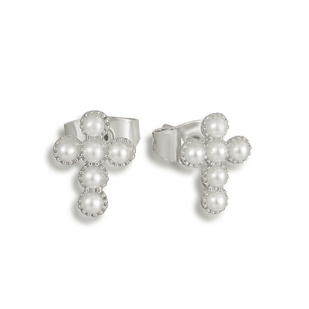 Evry Jewels Sacred Pearl Earrings