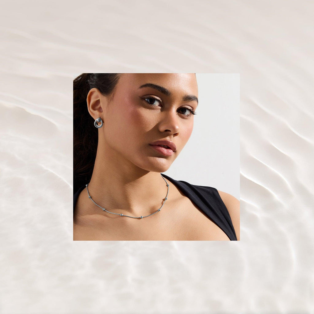 Evry Jewels San Francisco Flat Back Earrings