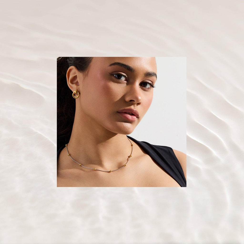 Evry Jewels San Francisco Flat Back Earrings