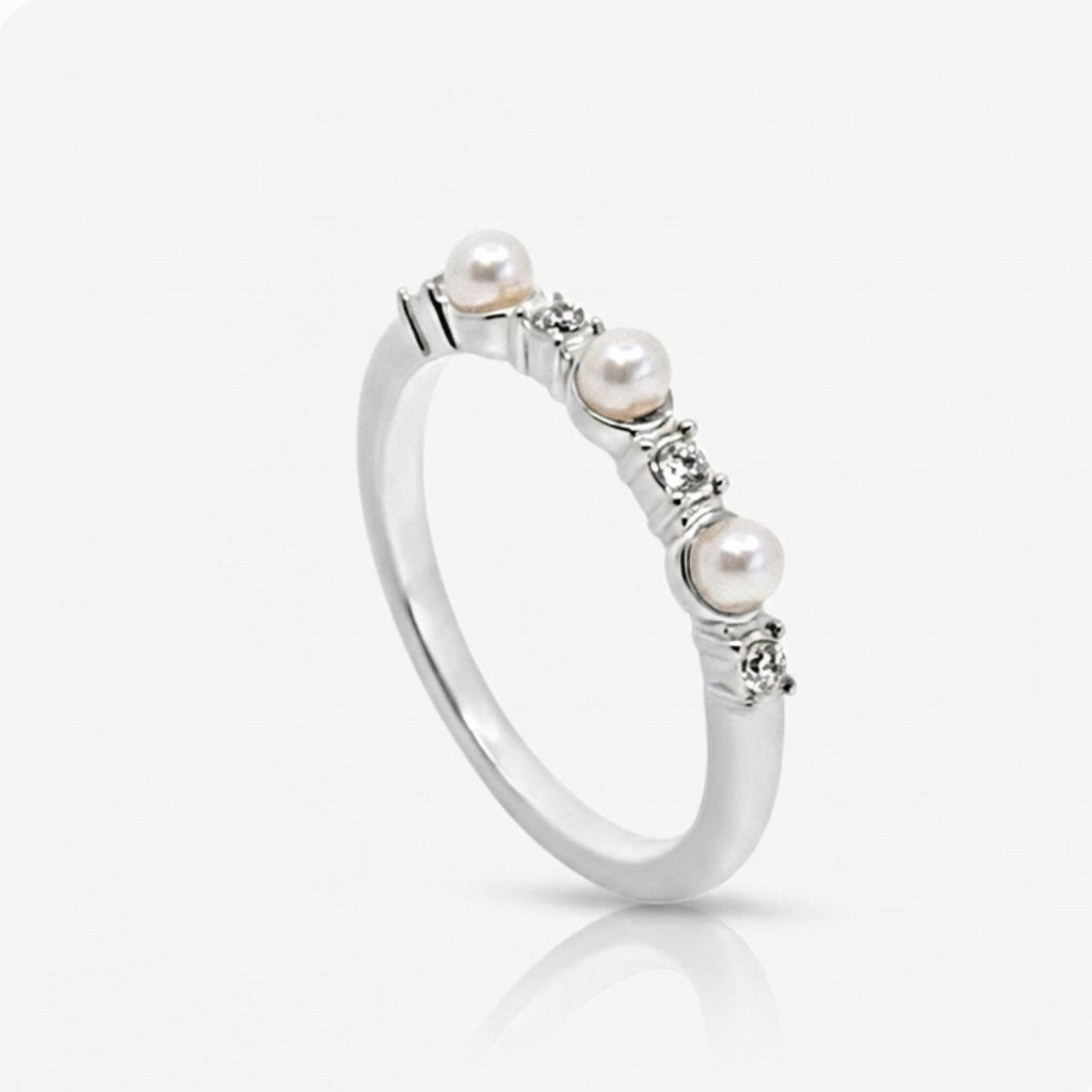 Evry Jewels Pearly Bling Ring