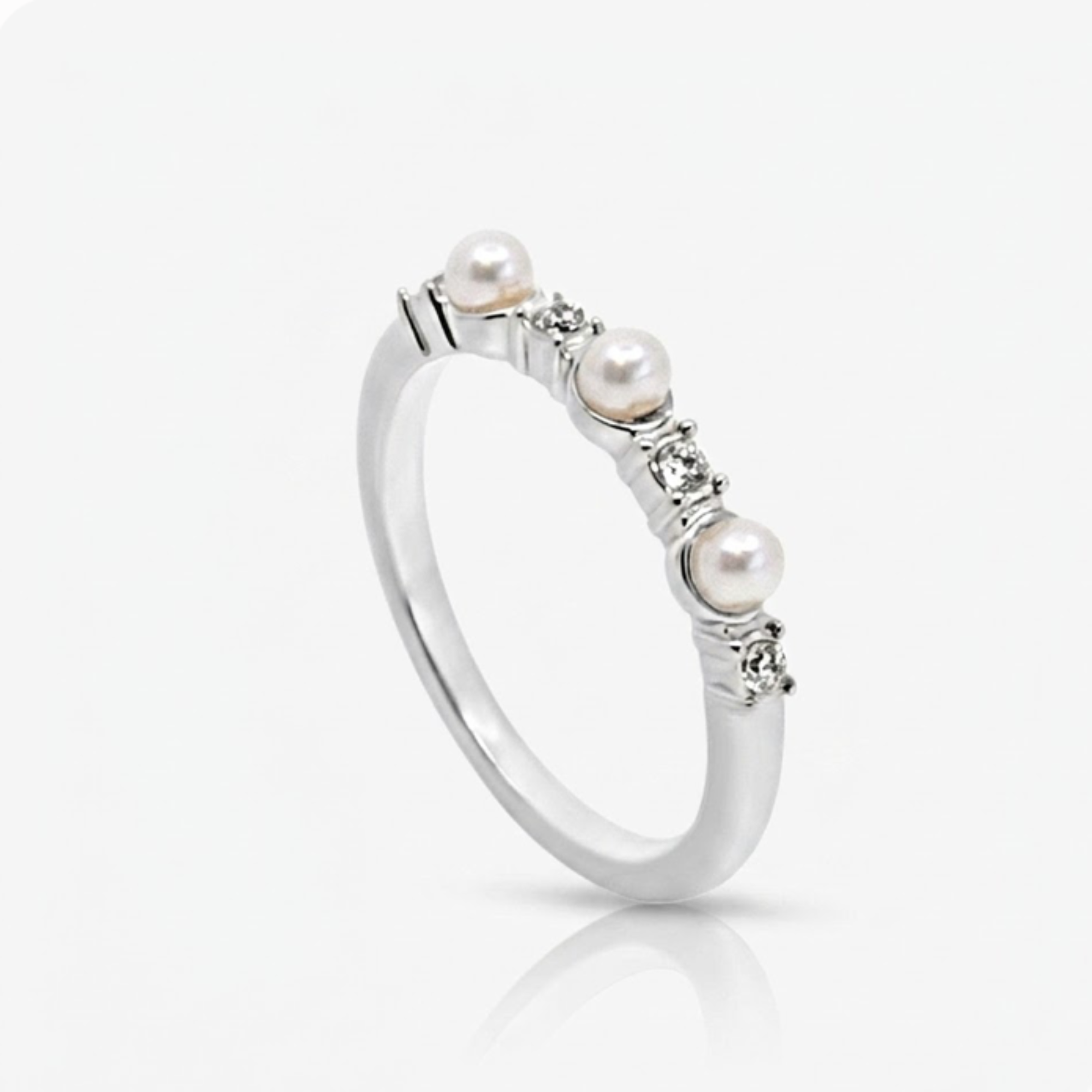 Evry Jewels Pearly Bling Ring