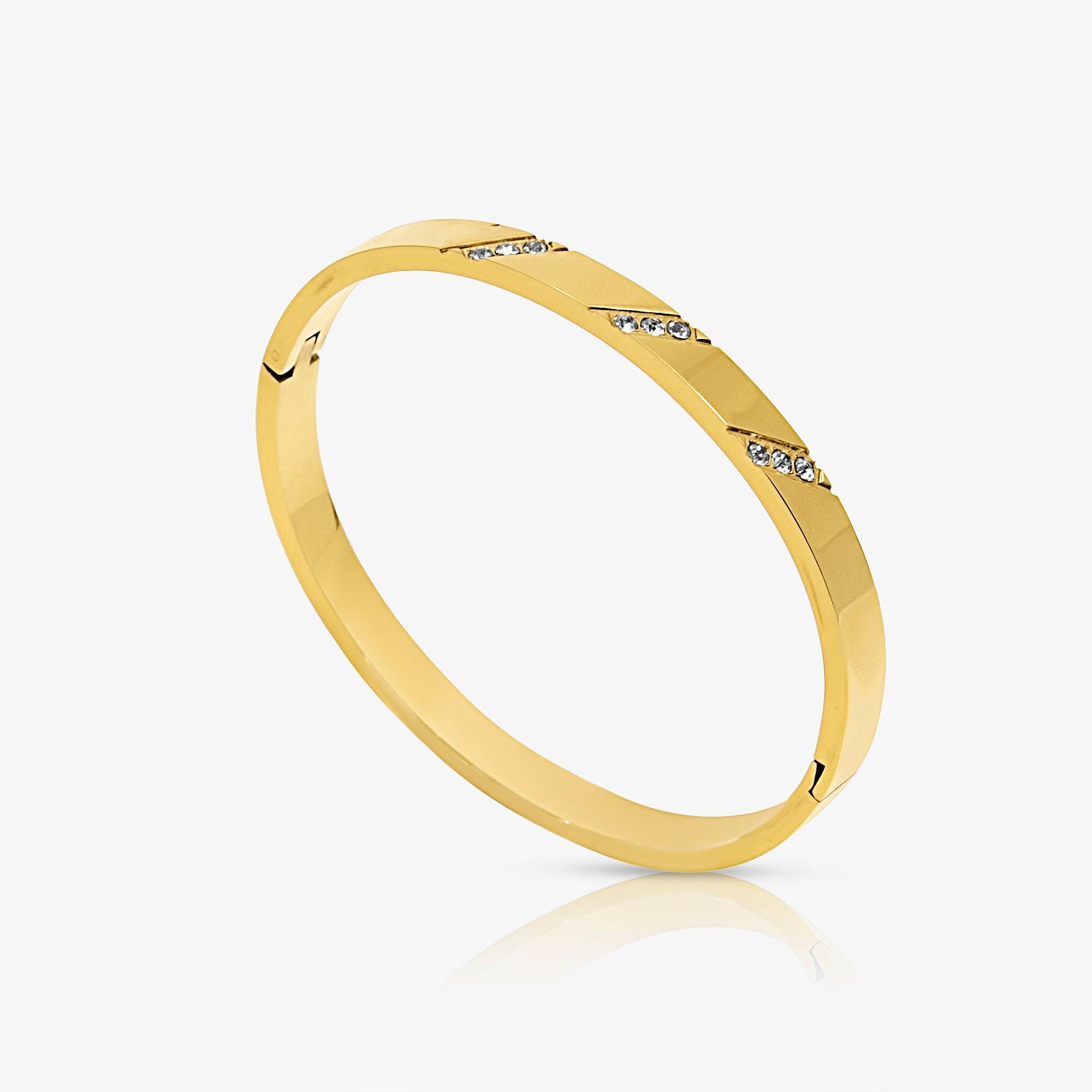 Evry Jewels Shimmer Stripe Bangle