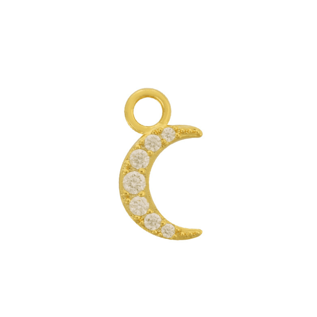 Evry Jewels Single Hoop Charm