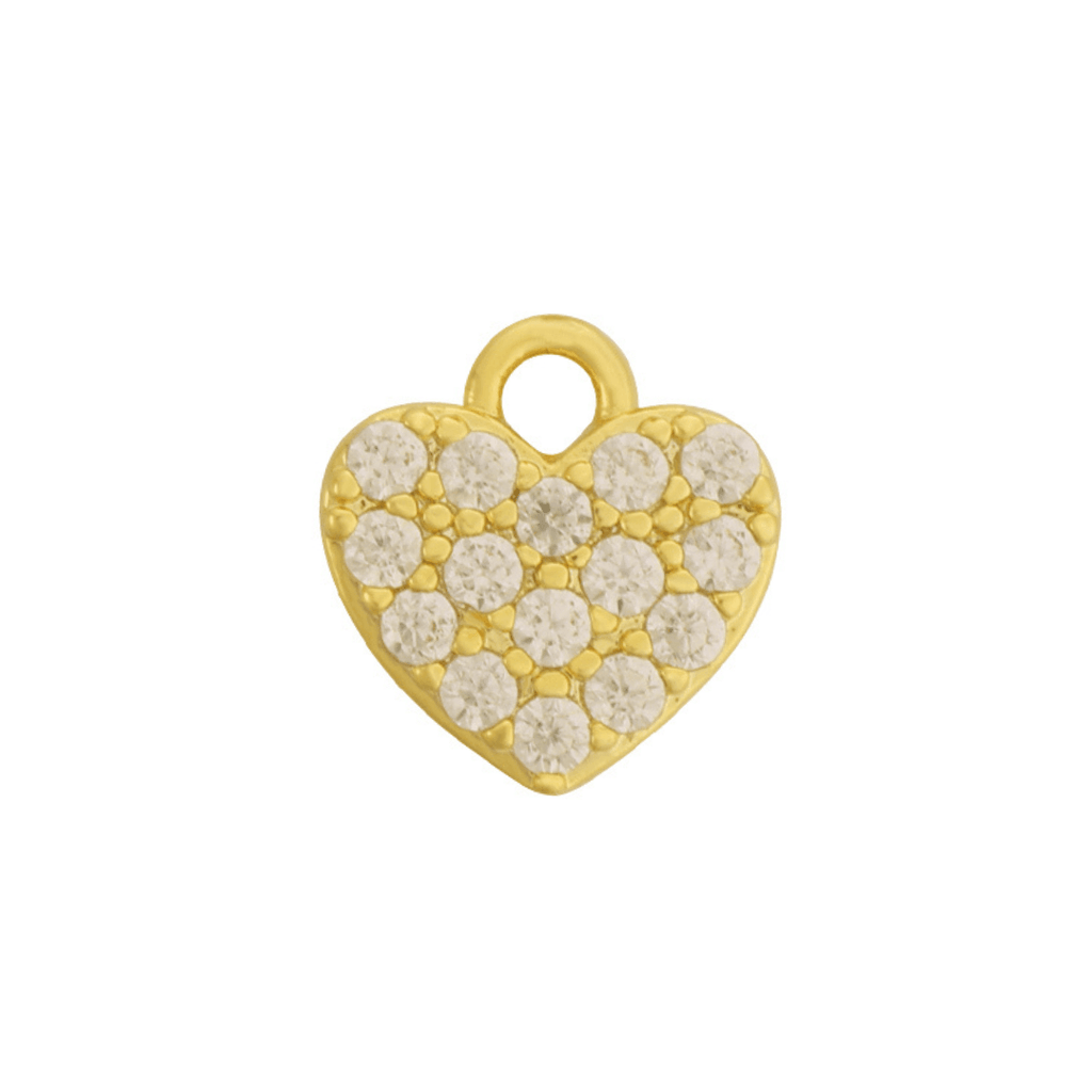 Evry Jewels Single Hoop Charm
