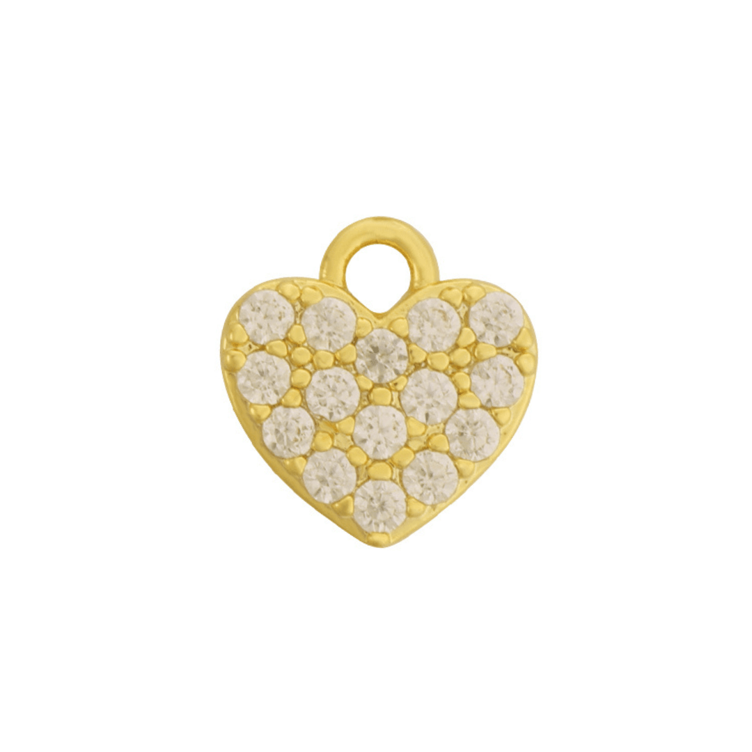 Evry Jewels Single Hoop Charm