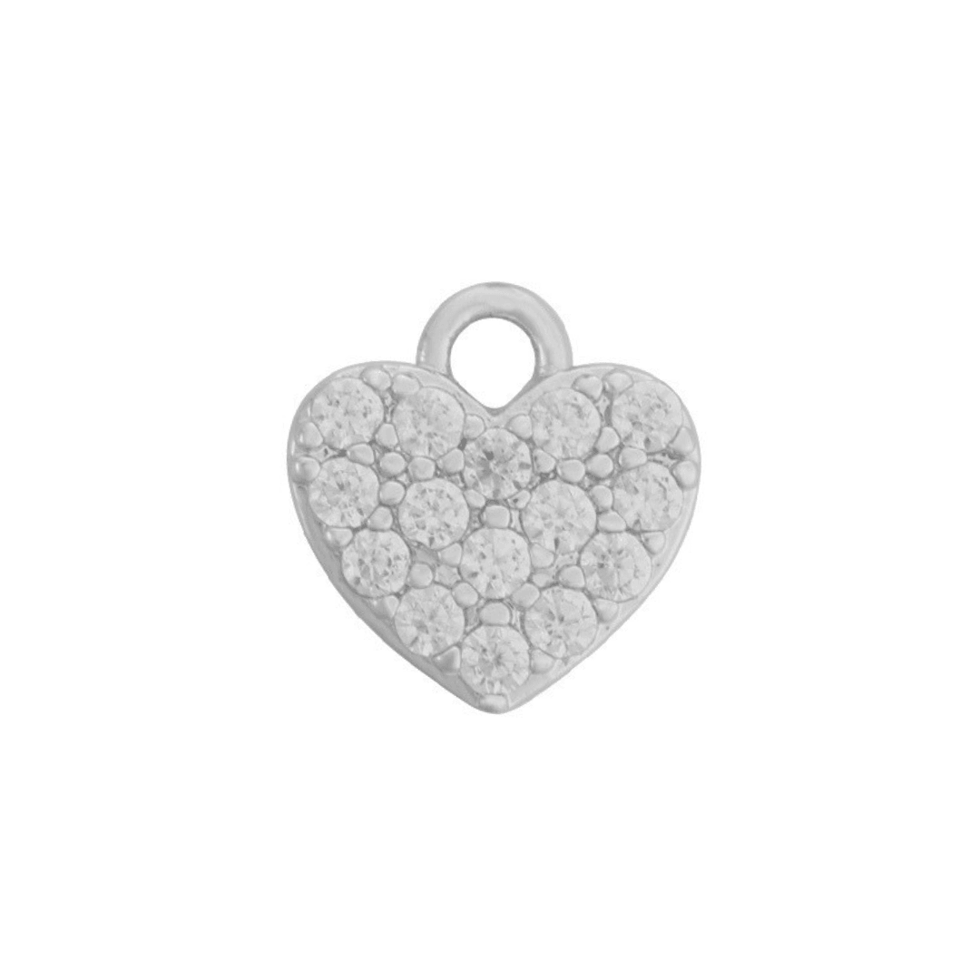 Evry Jewels Single Hoop Charm