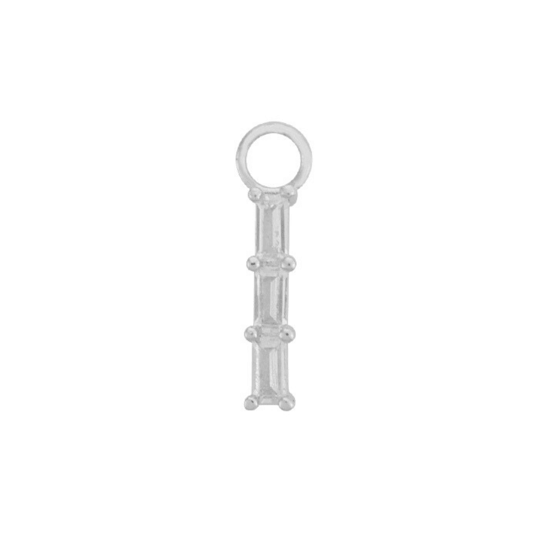 Evry Jewels Single Hoop Charm