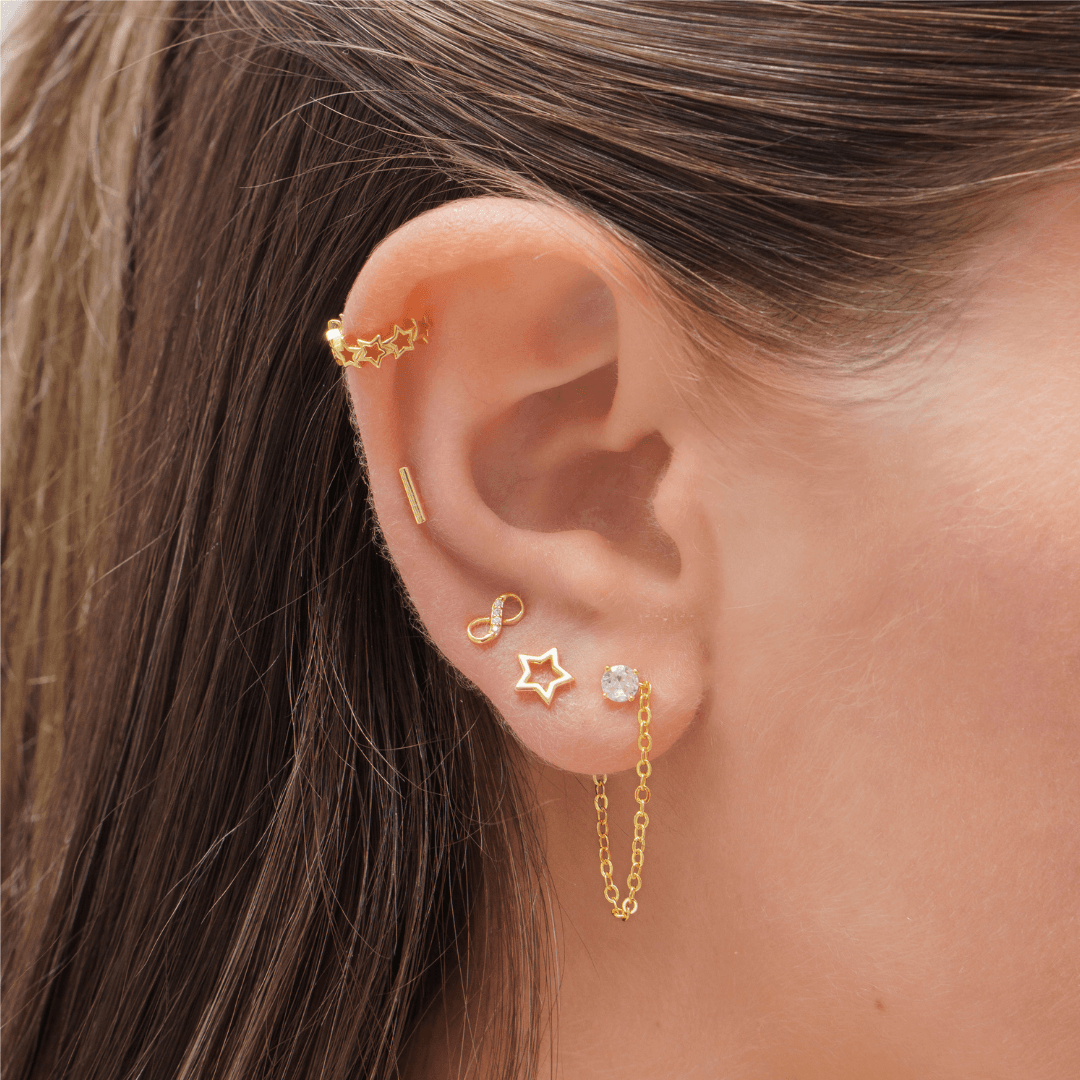 Evry Jewels Infinity Earrings