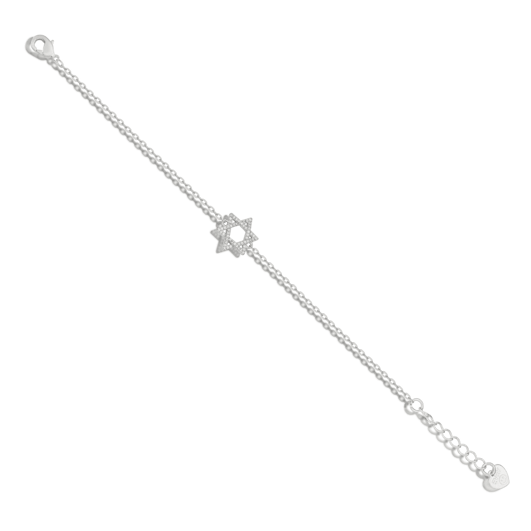 Evry Jewels Star of David Bracelet