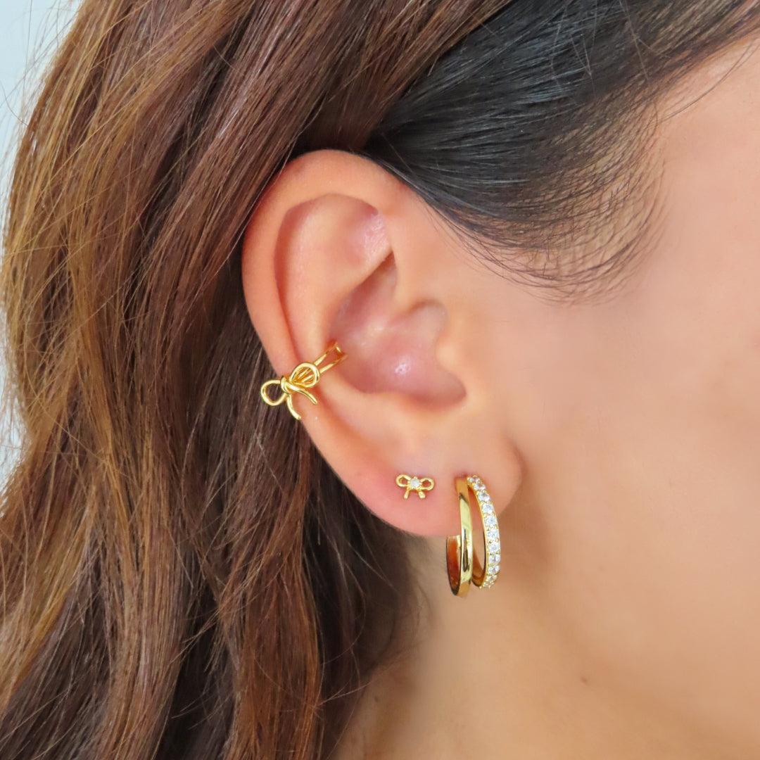 Evry Jewels Take a Bow 2.0 Earrings