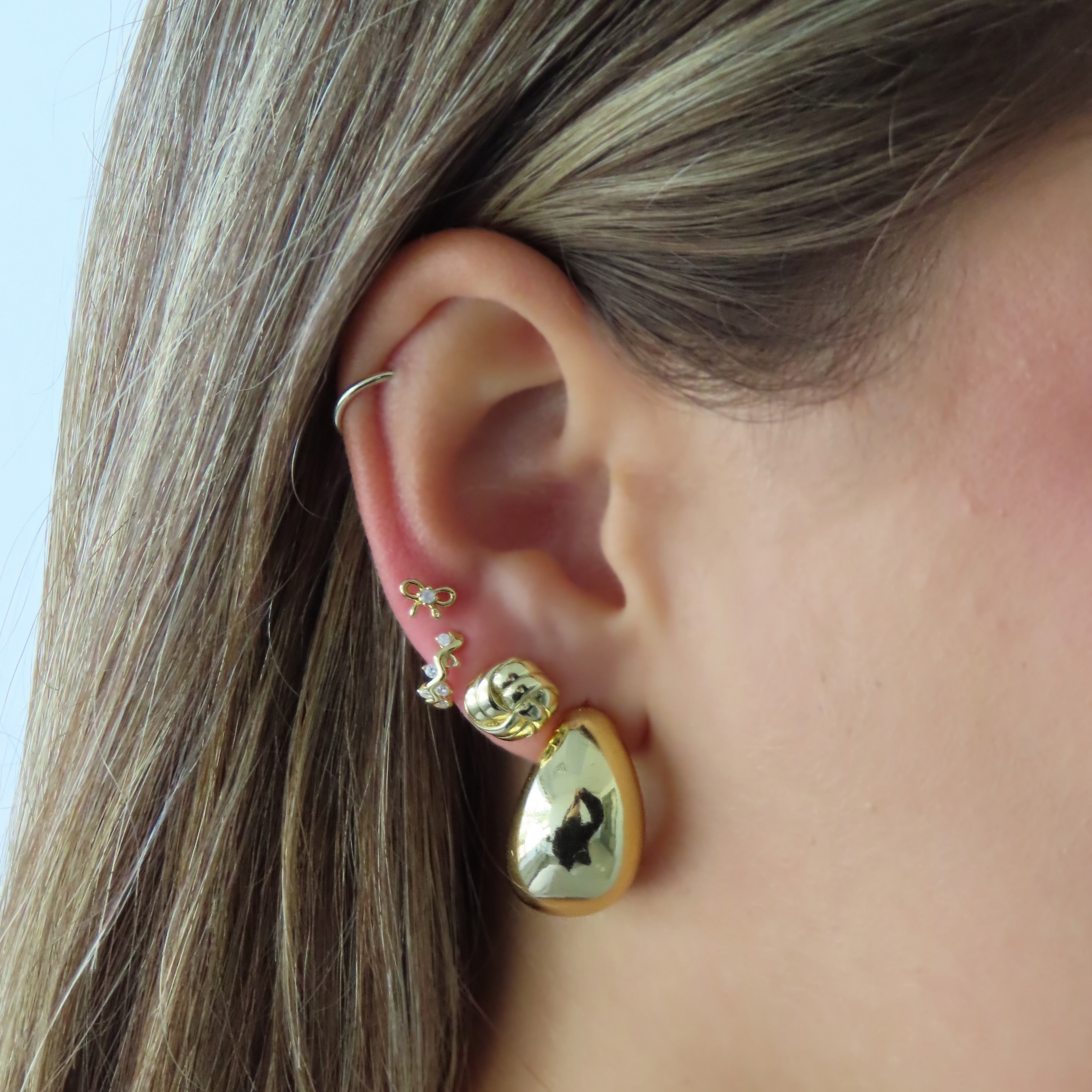 Evry Jewels Take a Bow 2.0 Earrings