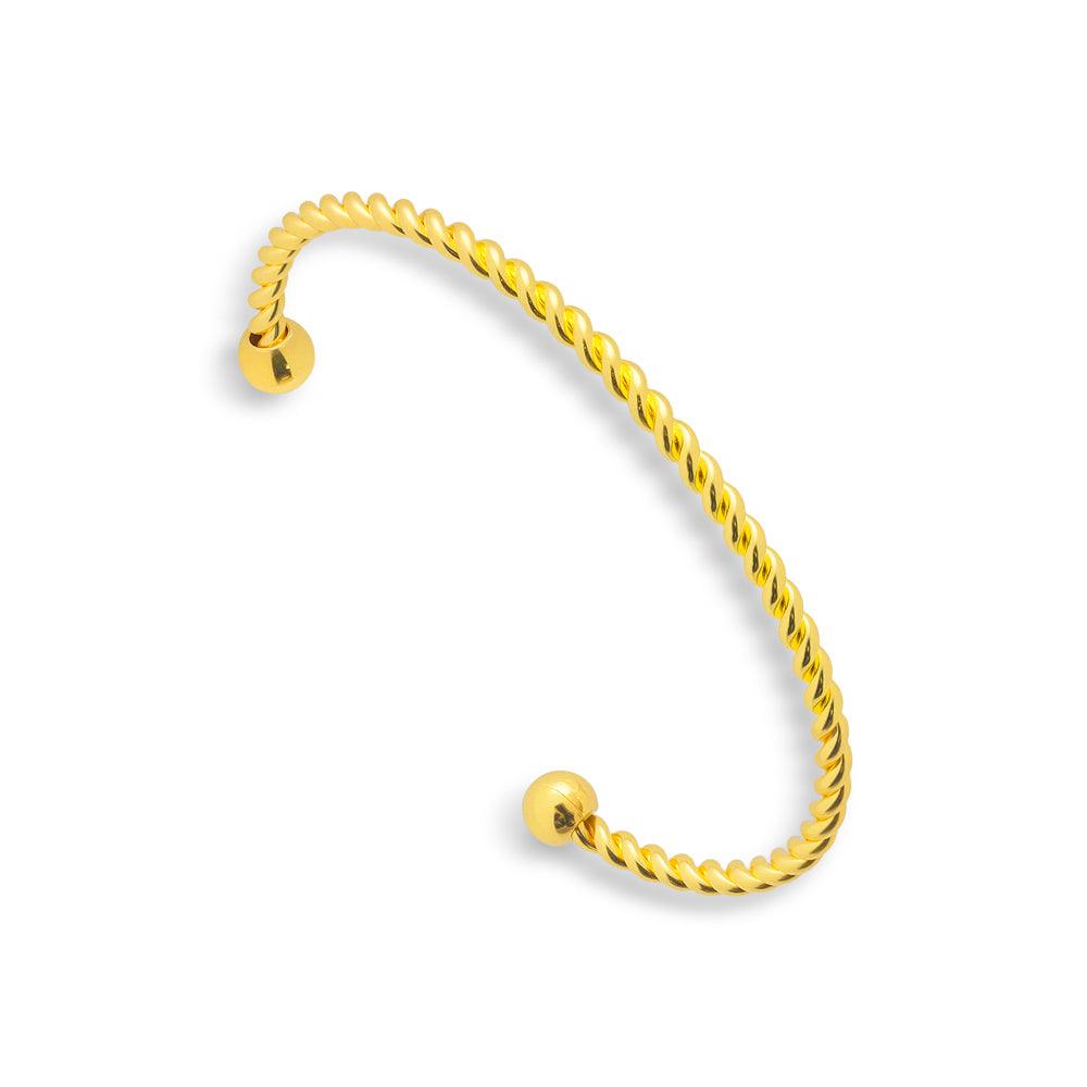 Evry Jewels Twist Of Fate Bangle