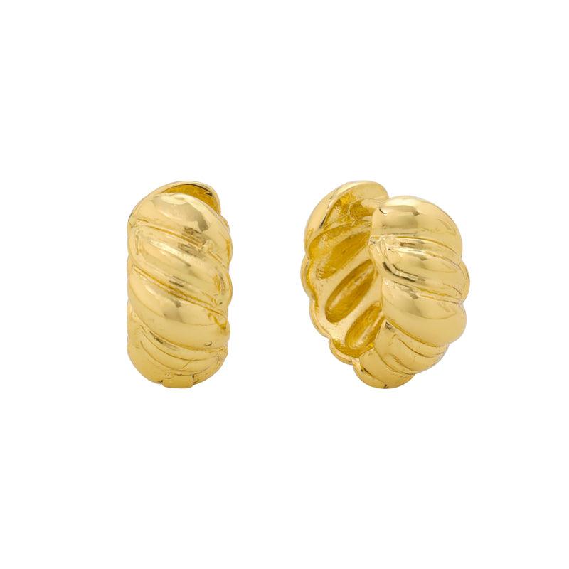 Evry Jewels Twist Of Fortune Earrings