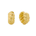 Evry Jewels Twist Of Fortune Earrings