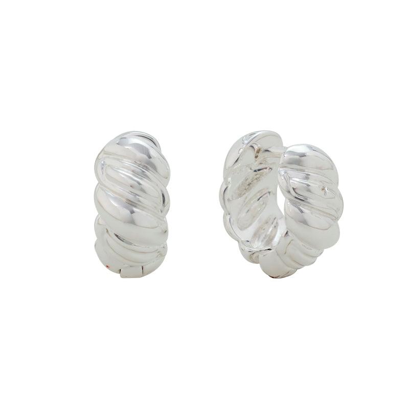 Evry Jewels Twist Of Fortune Earrings
