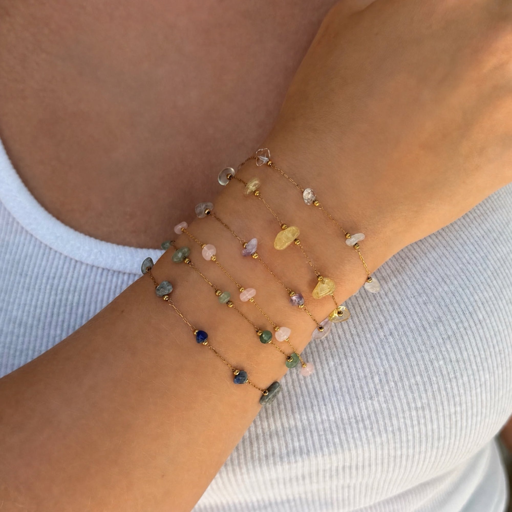 Evry Jewels Healing Stone Angel Bracelet