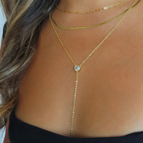 Evry Jewels Alina Lariat Necklace