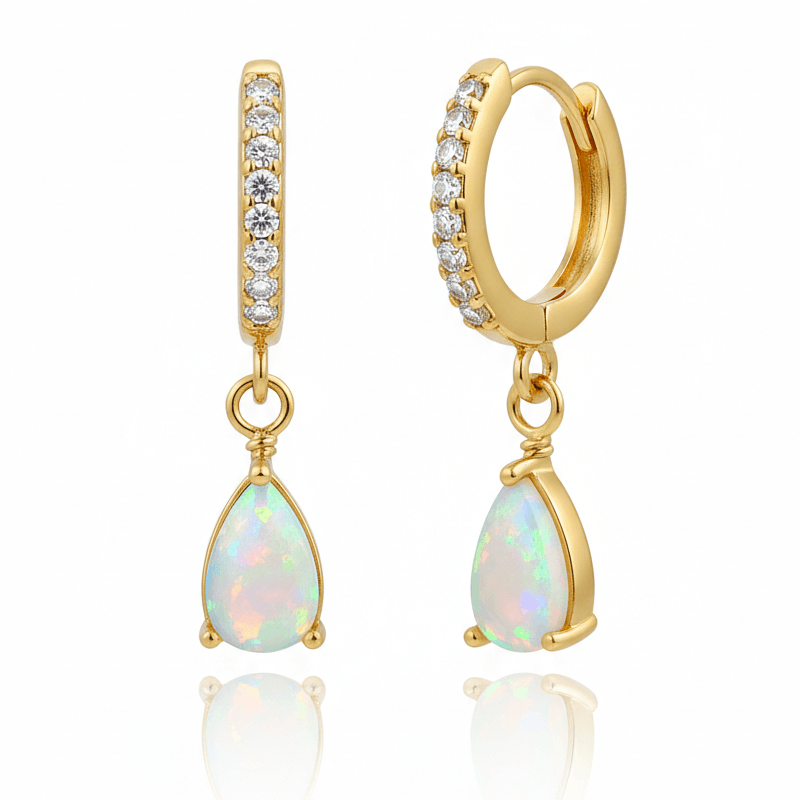 Evry Jewels Angel Glow Drop Earrings