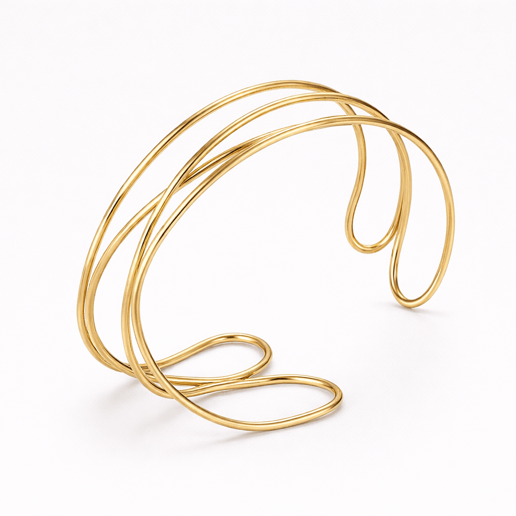 Evry Jewels Twist & Glow Arm Cuff