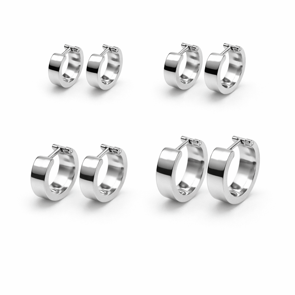 Evry Jewels Brooklyn Hoop Earrings