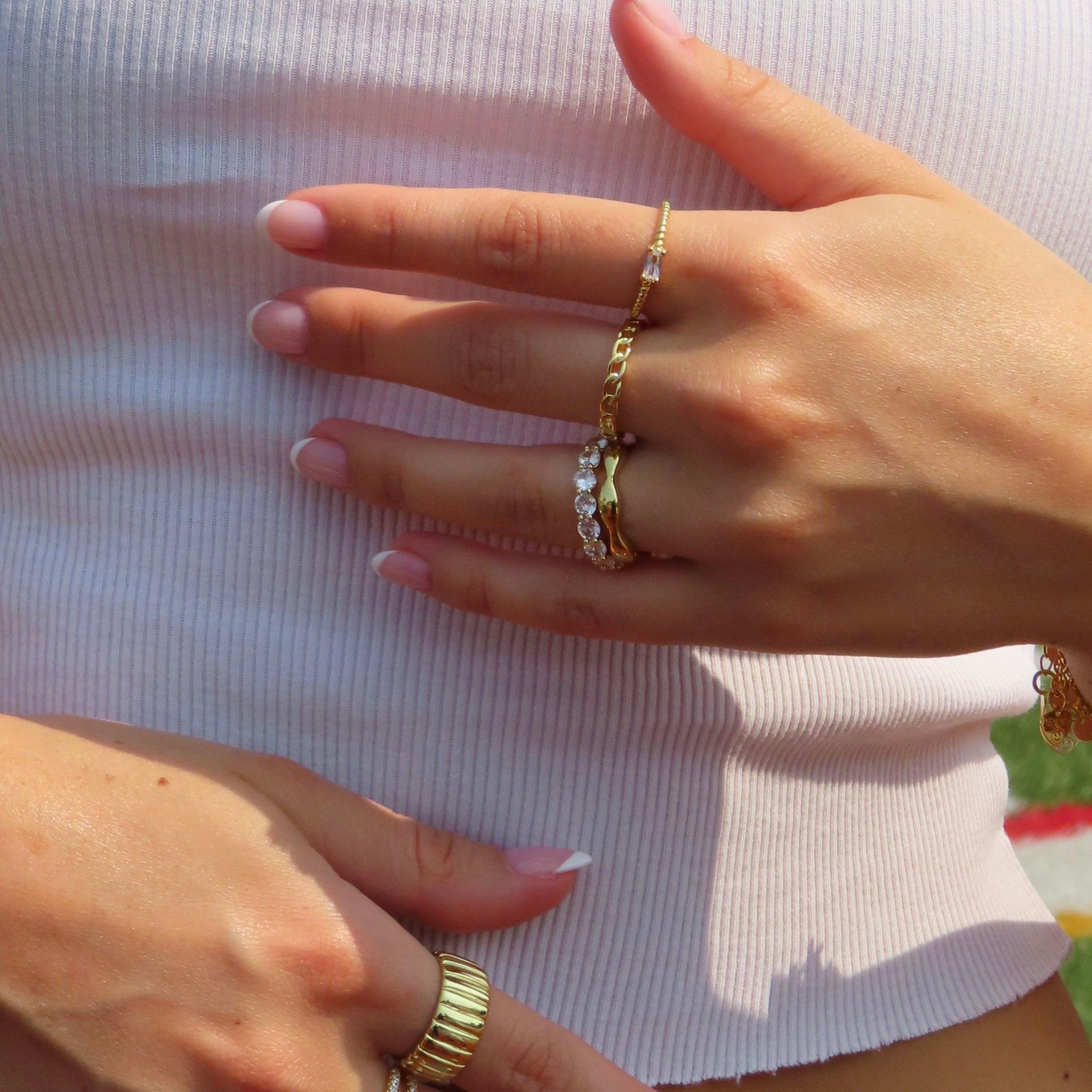 Evry Jewels Celestial Pinky Ring
