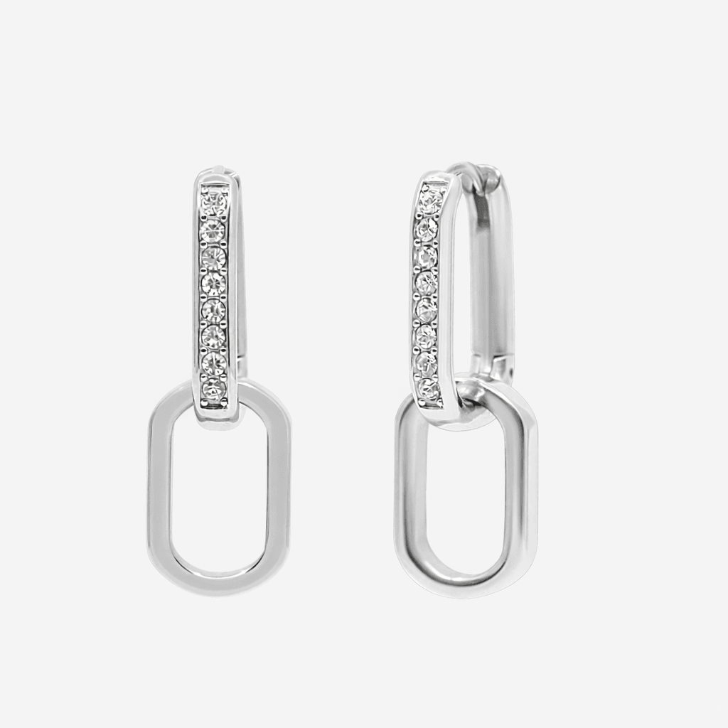 Evry Jewels Chained Together Earrings