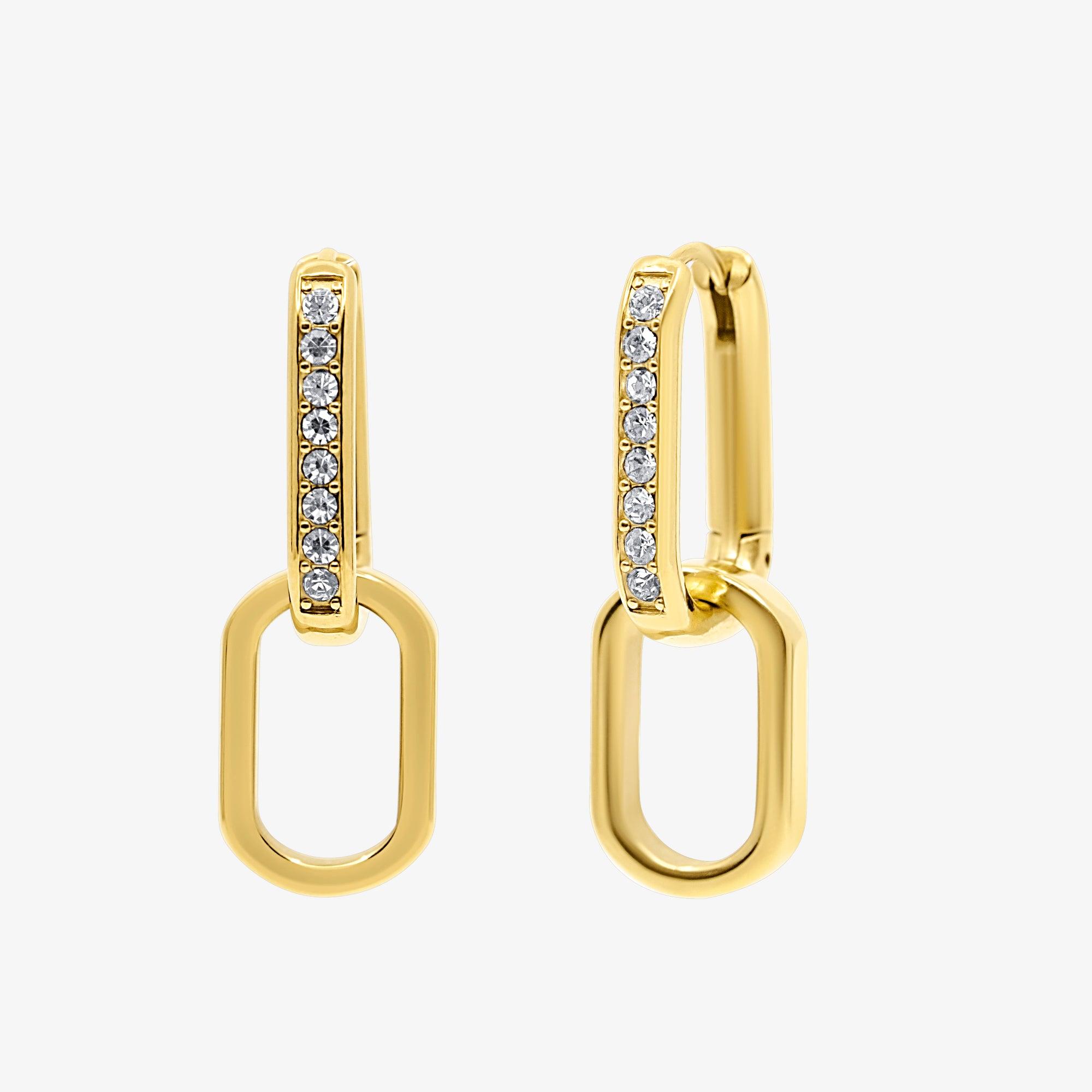 Evry Jewels Chained Together Earrings