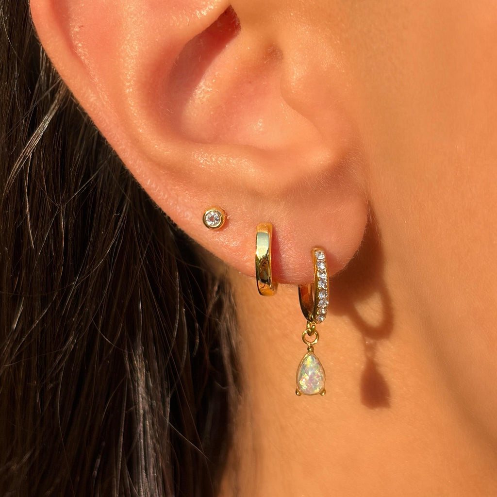 Evry Jewels Angel Glow Drop Earrings
