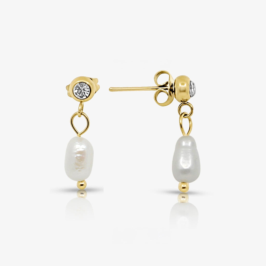 Evry Jewels Enchanted Pearl Earrings