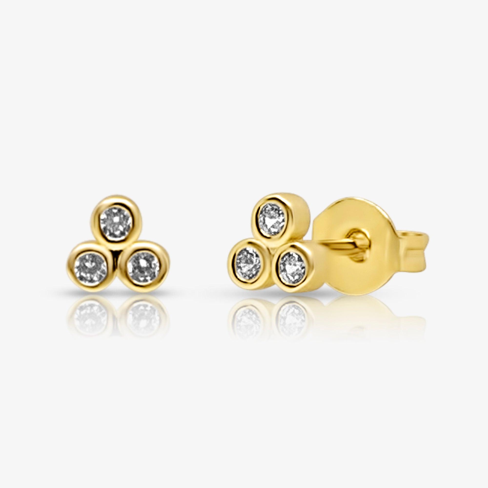 Evry Jewels Claire Stud Earrings