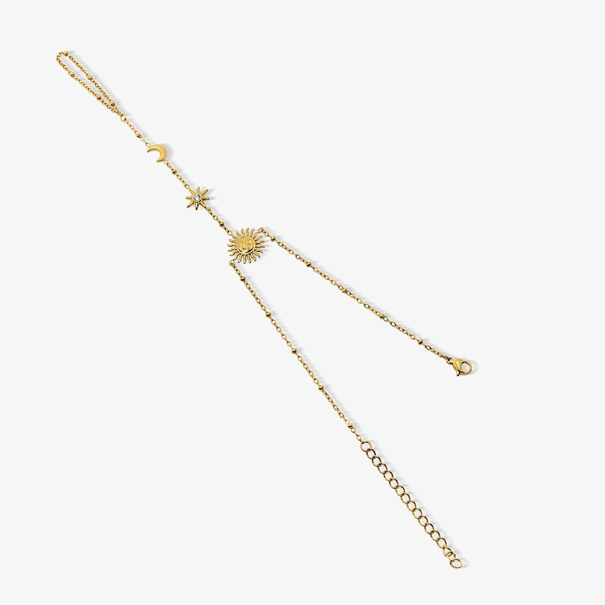 Evry Jewels Sunny Daze Hand Chain