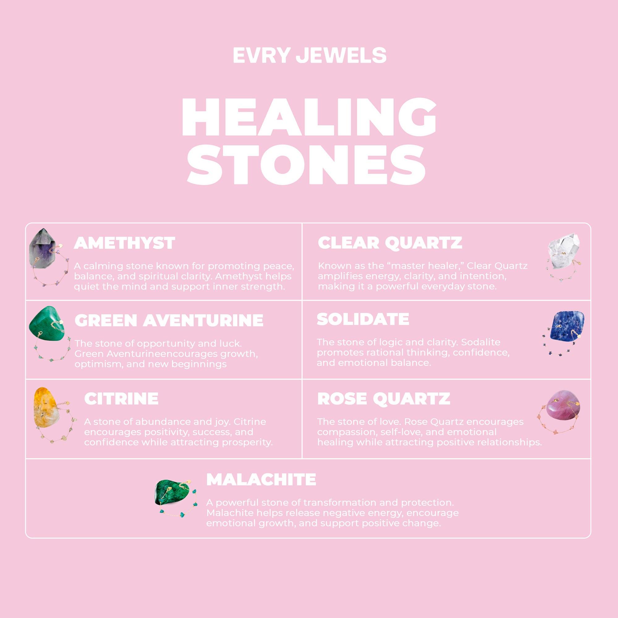 Evry Jewels Healing Stone Angel Bracelet