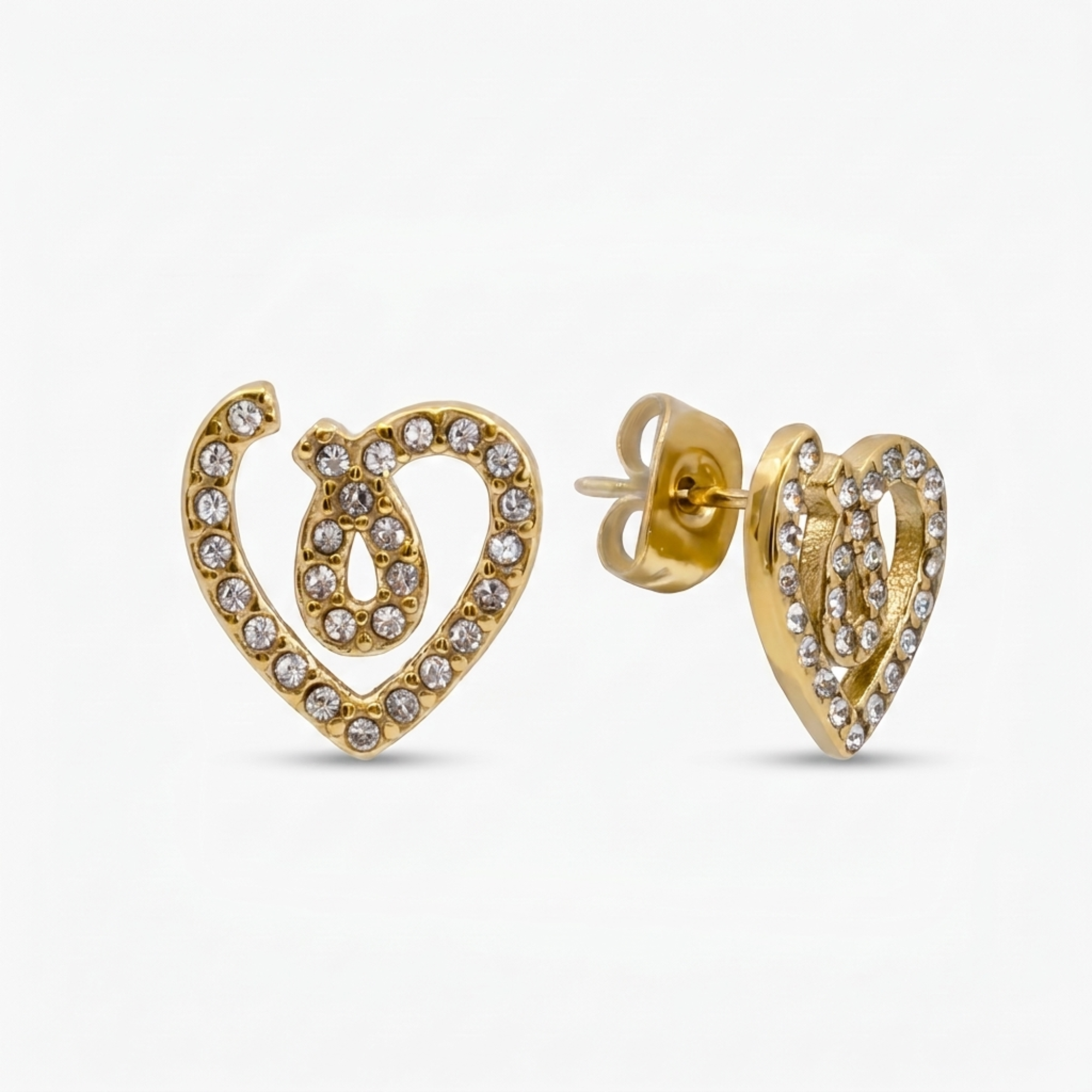 Evry Jewels Love Of Mine Stud Earrings
