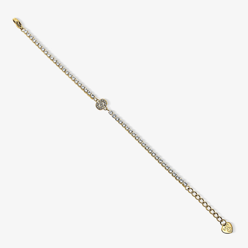 Evry Jewels Icy Initial Tennis Bracelet