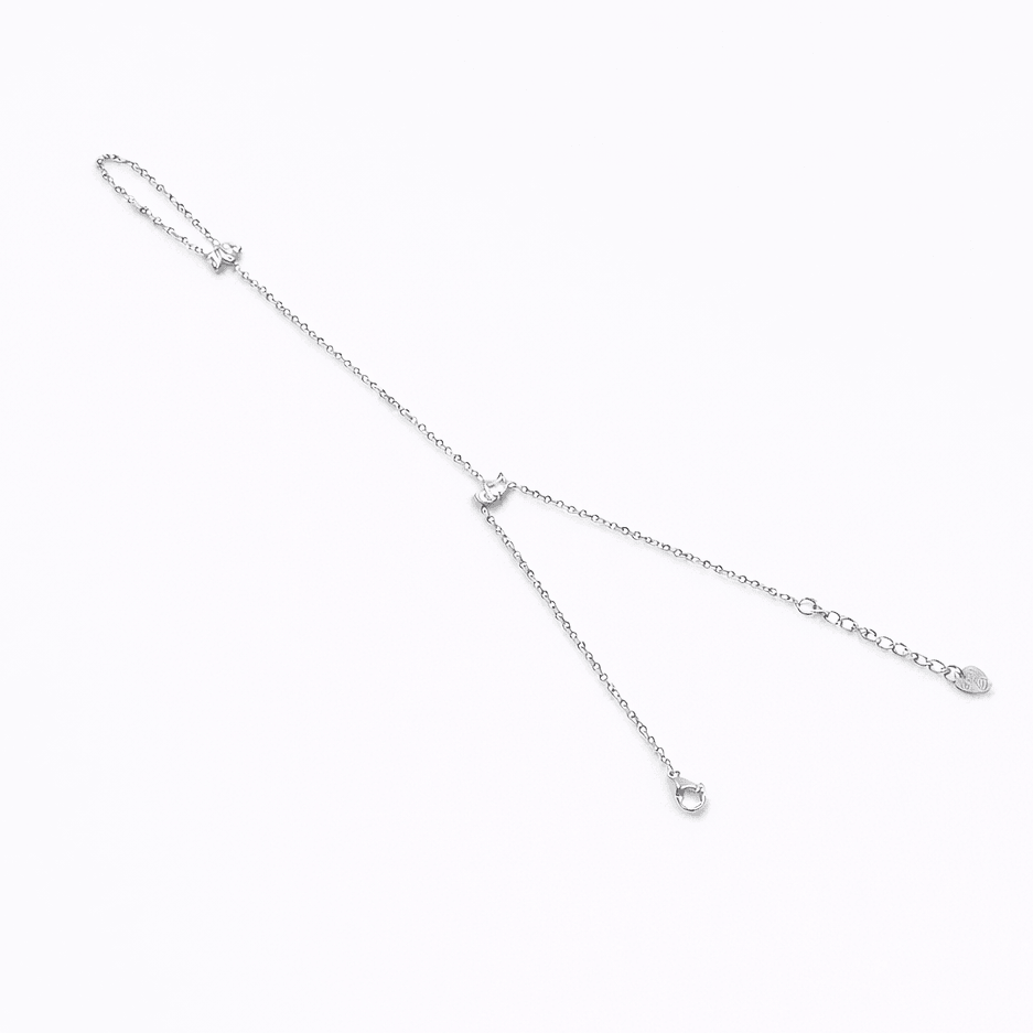 Evry Jewels Lotus Hand Chain