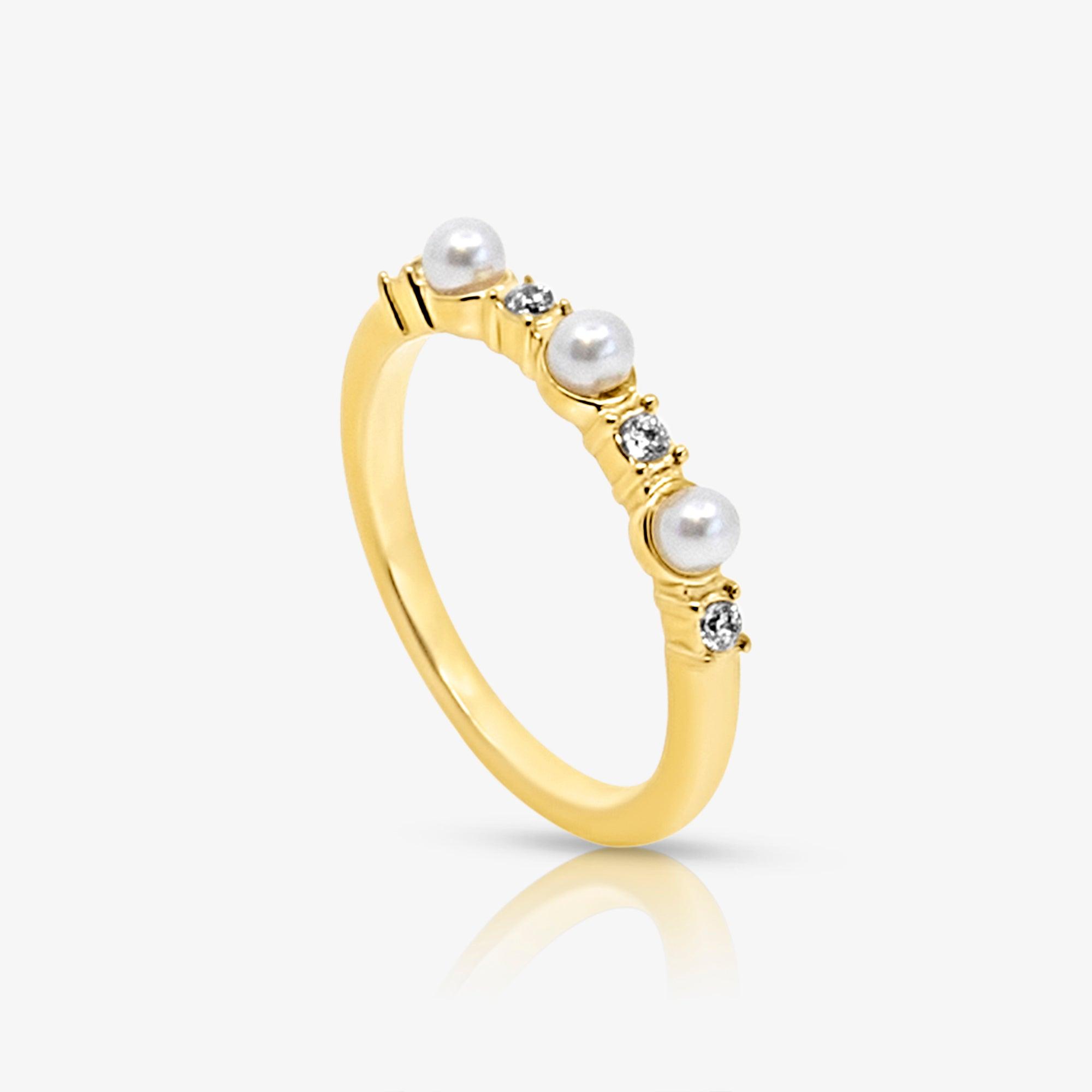 Evry Jewels Pearly Bling Ring
