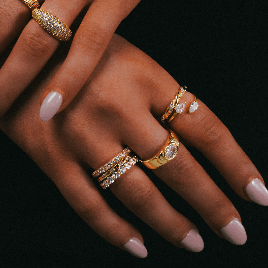 Evry Jewels Martini Pinky Ring