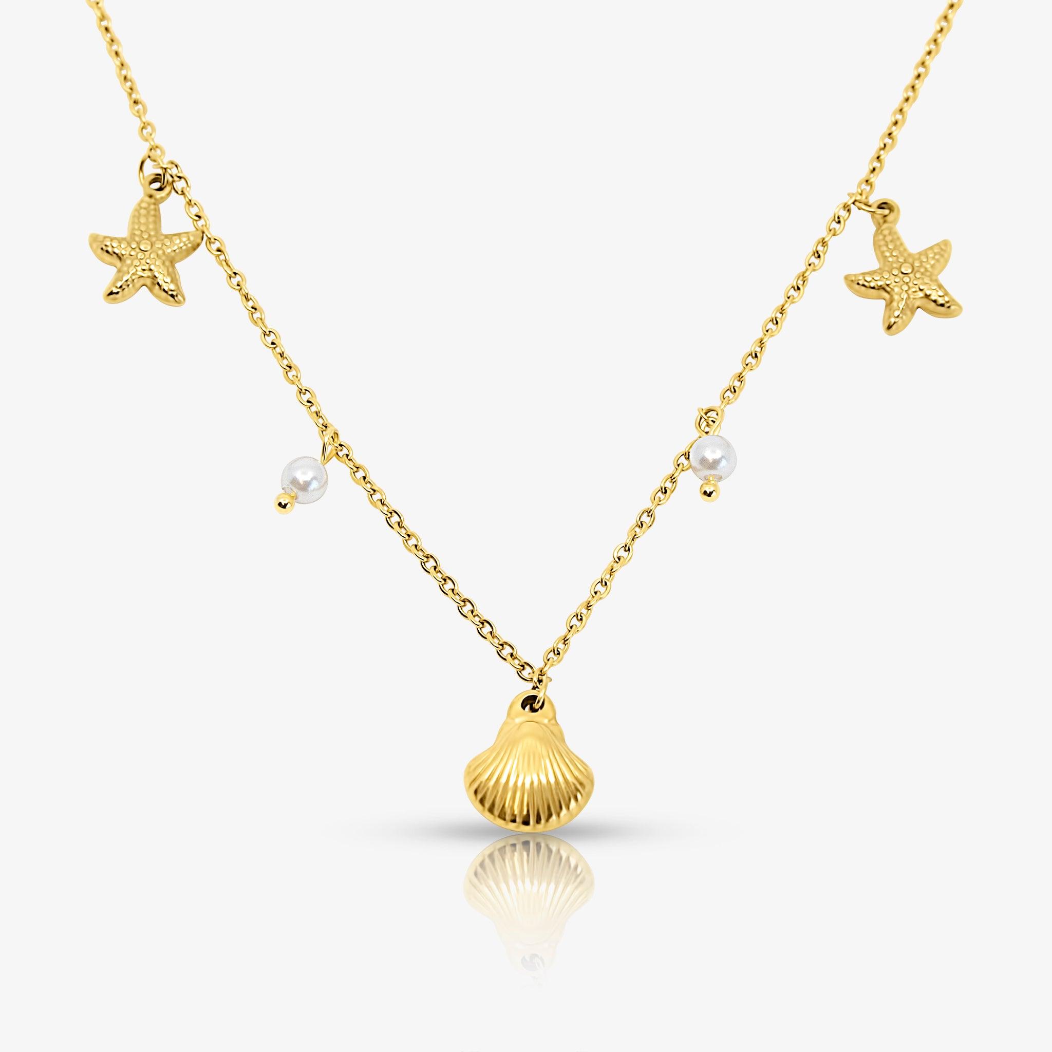 Evry Jewels Beachy Charm Necklace
