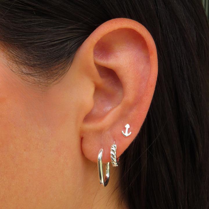 Evry Jewels You're My Anchor Earrings
